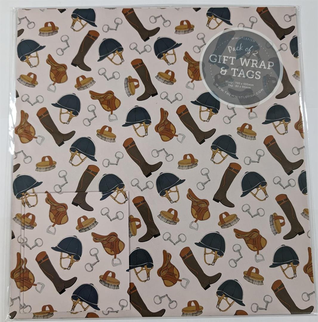 Wrapping Paper - Boots & Hats