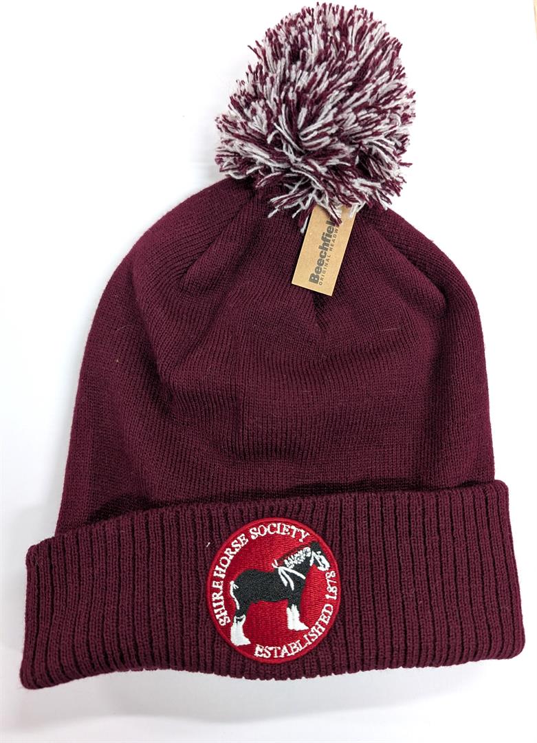 Bobble Hat - Burgundy