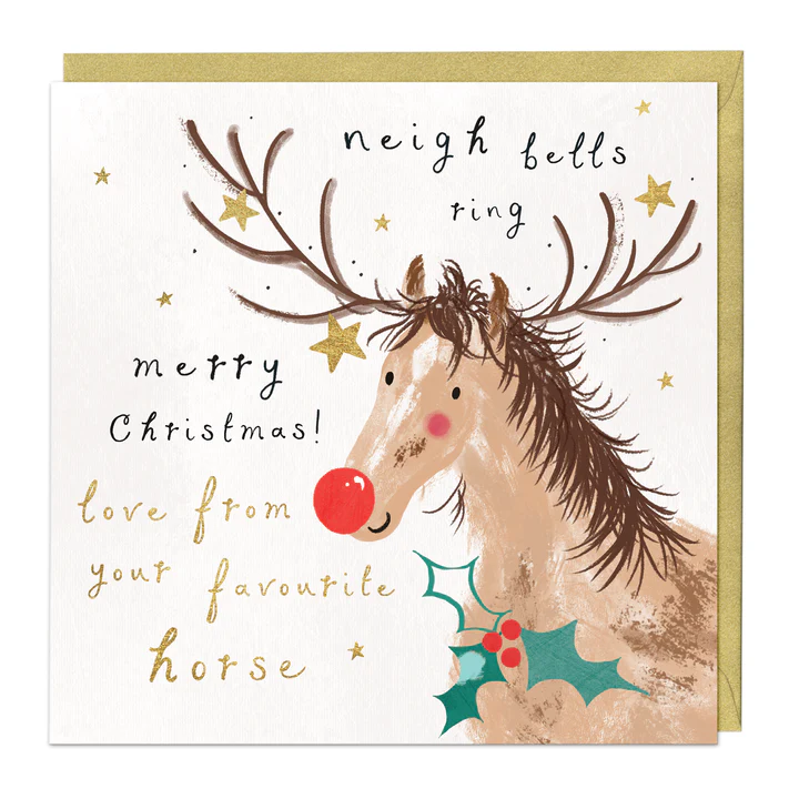 Christmas Card - From your favourite horse